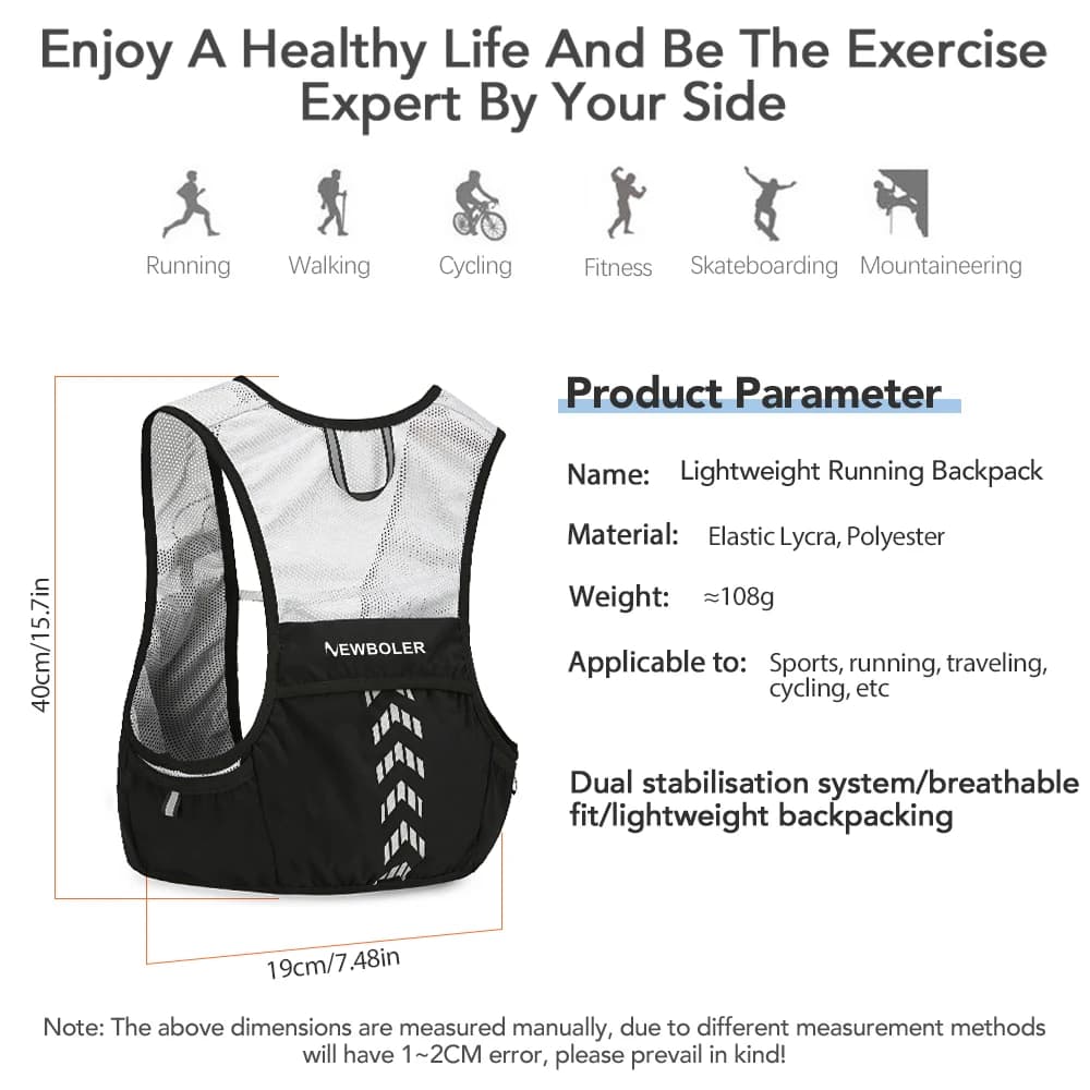 Ultralight Trail Running Backpack - Ideal for Hiking - image 2