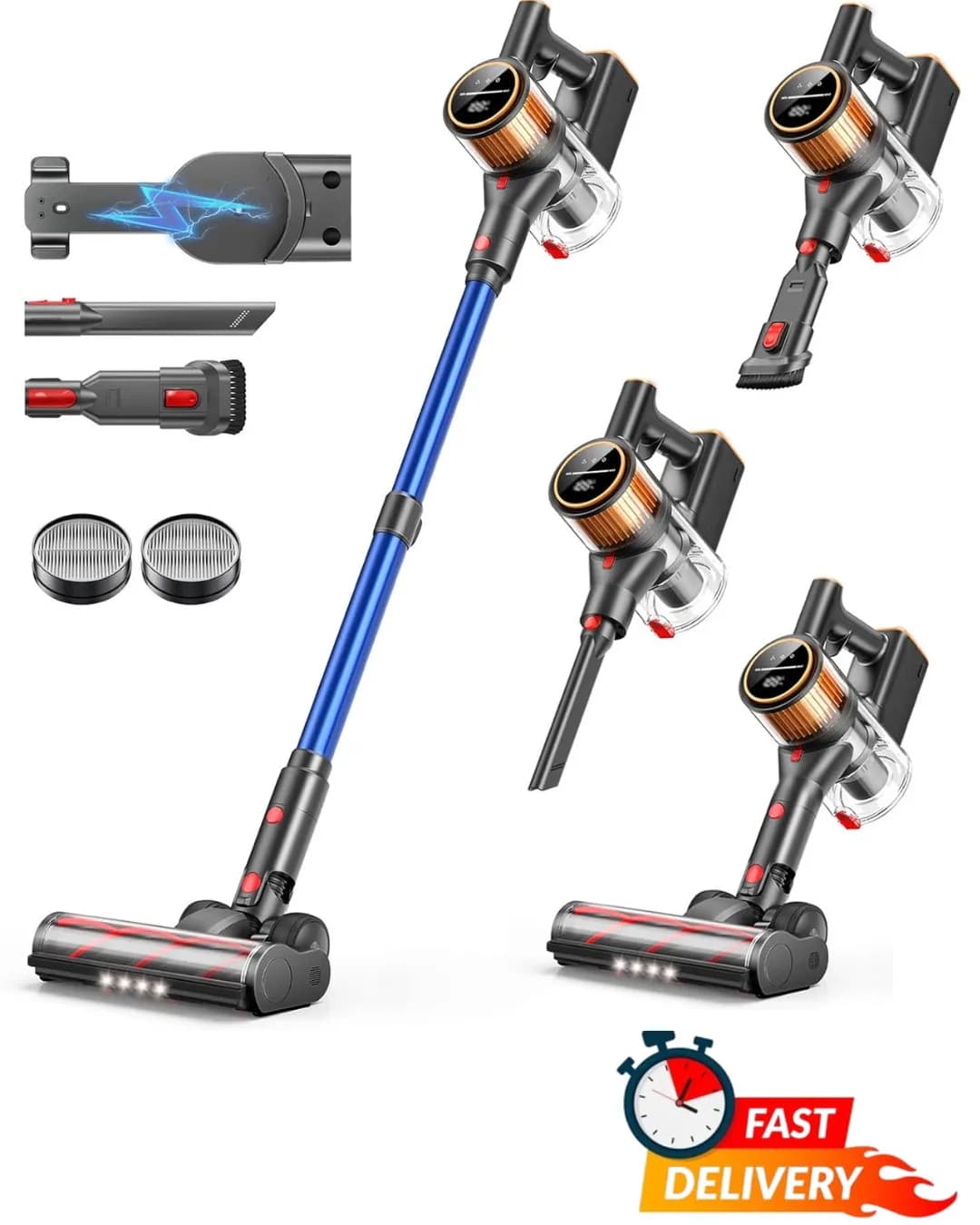 Cordless Stick Vacuum Cleaner for Pet Hair