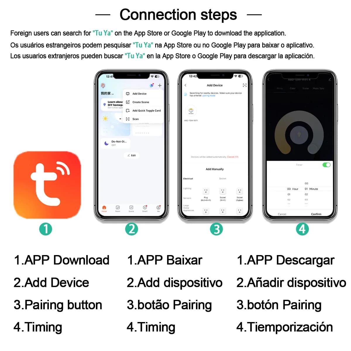 Tuya WiFi GU10 LED Spotlight Smart Light Bulb - image 4