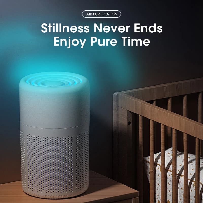 Mini Desktop Air Purifier Portable Air Cleaner - image 5