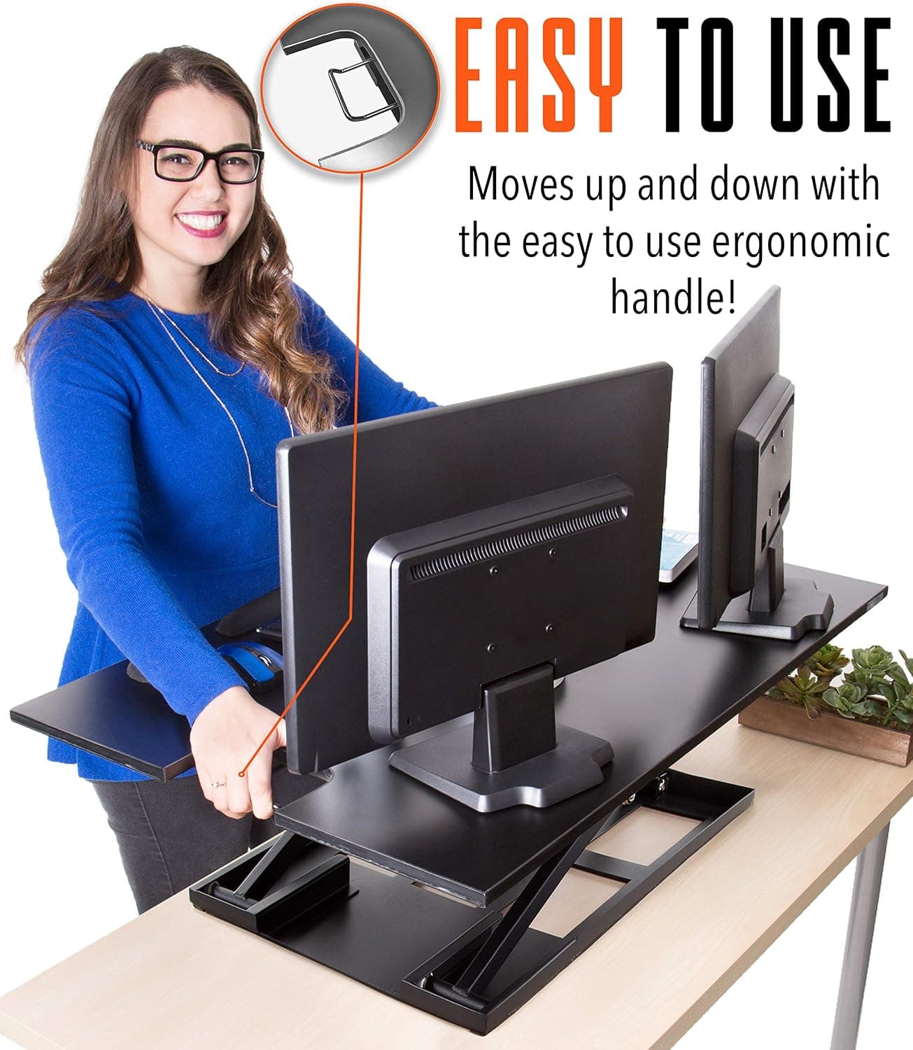 Stand Steady X-Elite Pro XL standing desk converter - image 3