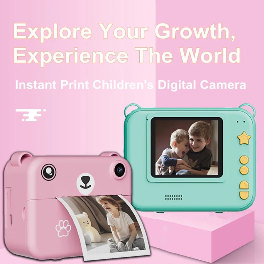 Children's Instant Print Camera - Portable Fun