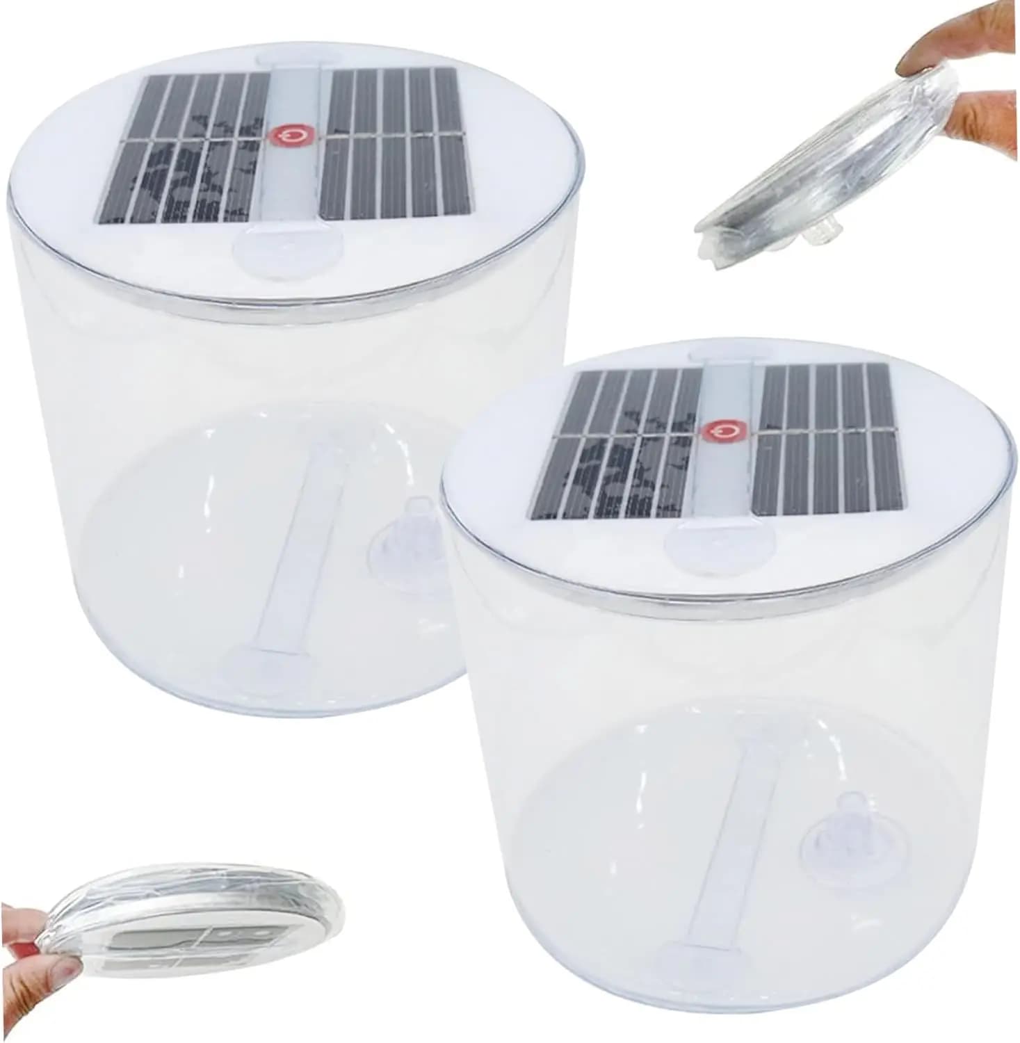 Solar Inflatable LED Lamp for Family Camping
