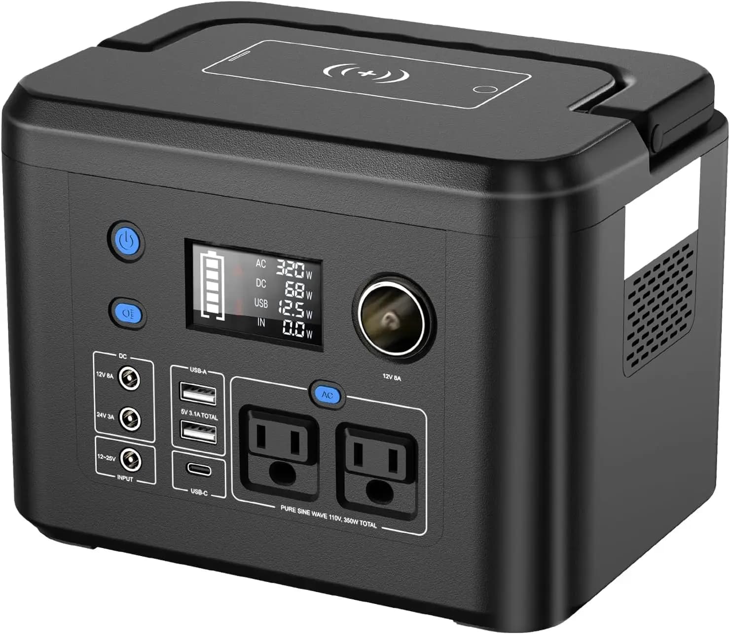 350W Portable Power Station with 260Wh Lithium Battery
