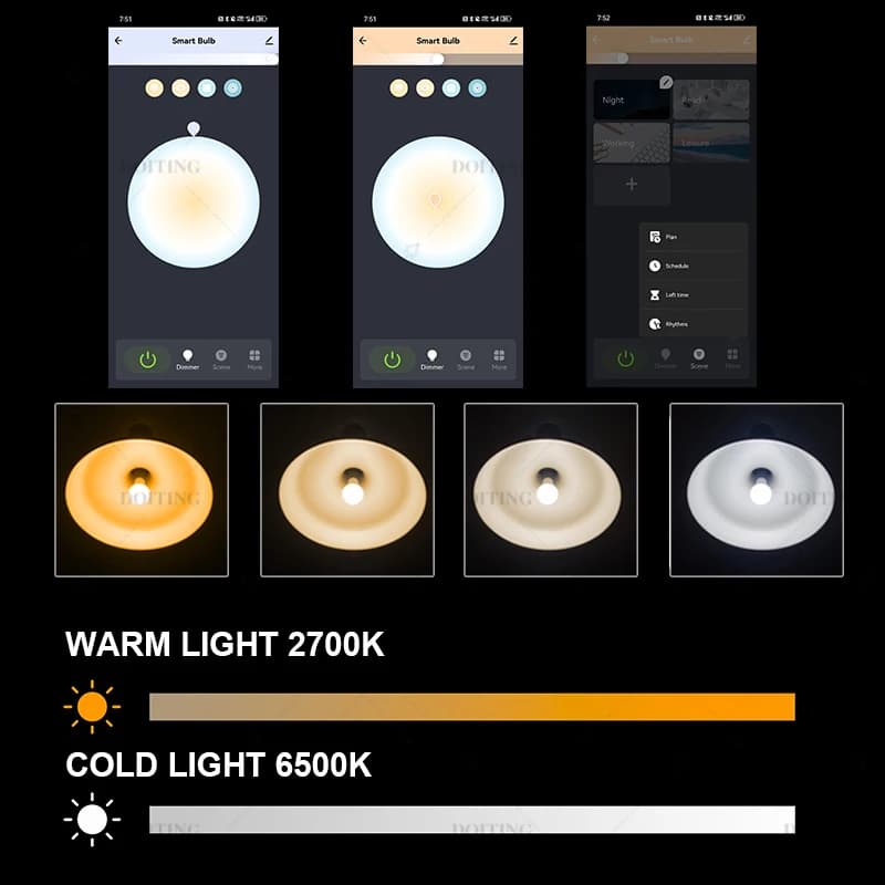 Tuya Smart LED Bulb E27 B22 WiFi Voice Control - image 5