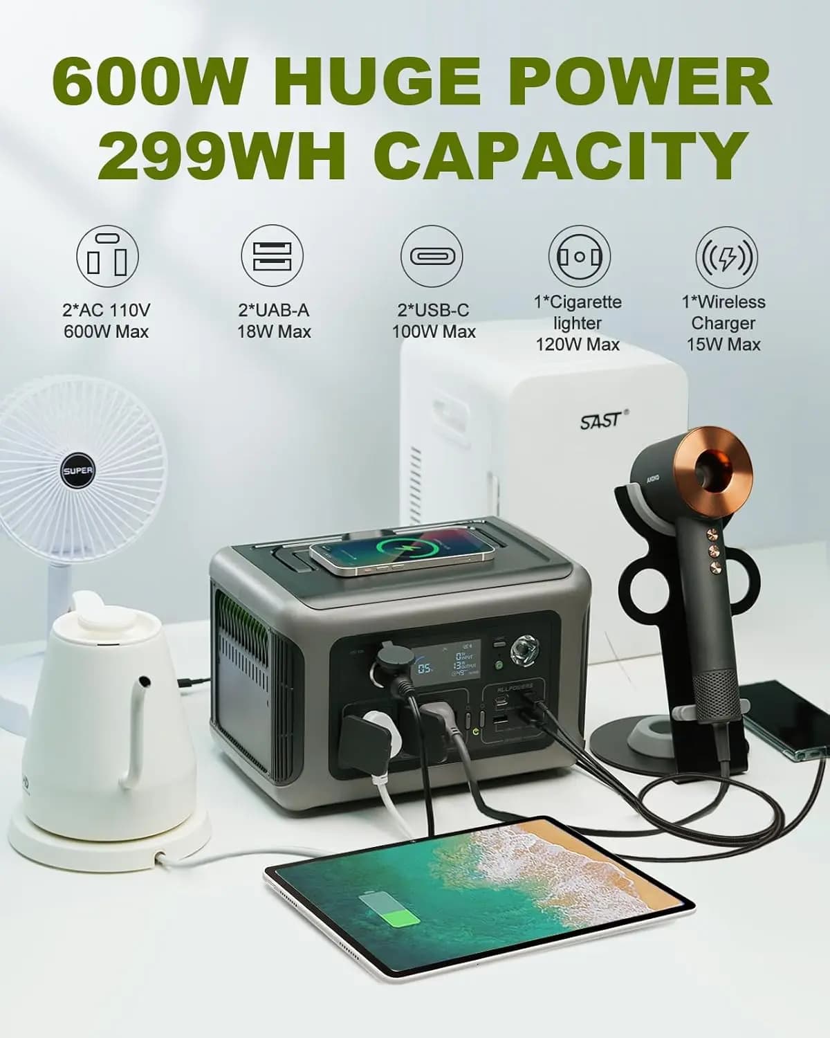 ALLPOWERS Portable Power Station R600 - image 4