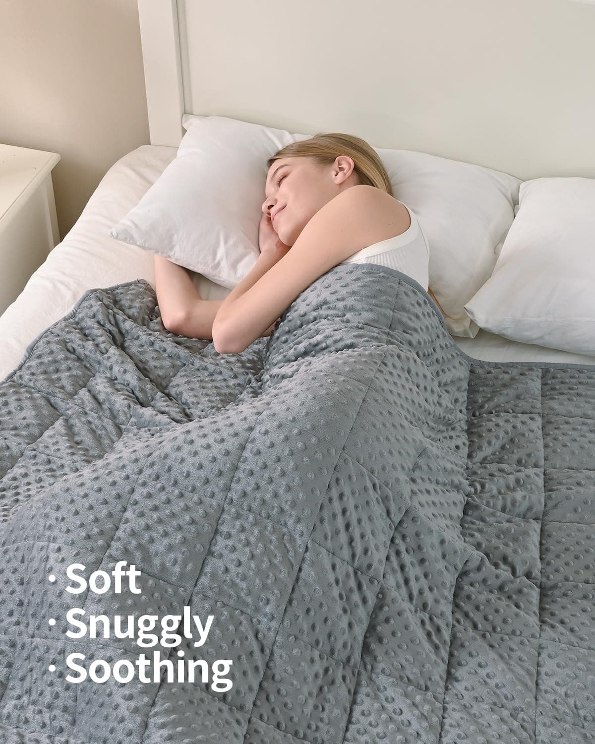 Mr. Sandman 15 lbs Cooling Weighted Blanket - Queen Size - image 2