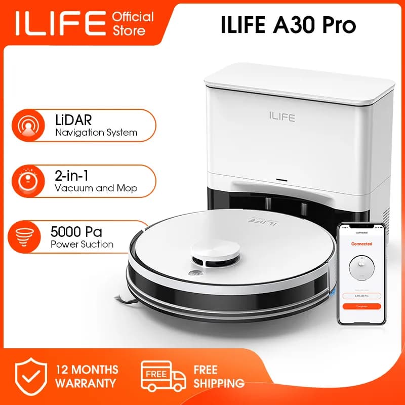 ILIFE A30 PRO Robot Vacuum and Mop Combo
