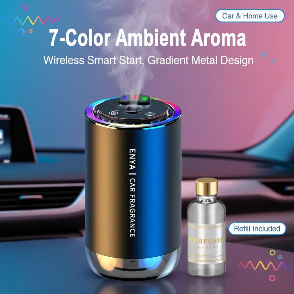 RGB Car Air Freshener Aroma Diffuser