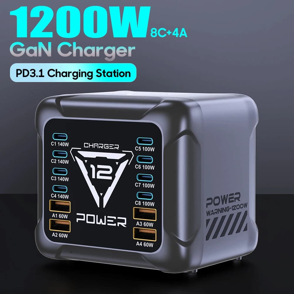 140W GaN USB-C Multi-Port Desktop Power Station - image 2