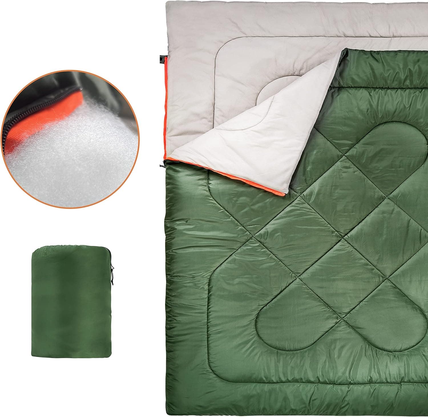 Amazon Basics Queen Size Cold Weather Sleeping Bag - image 5