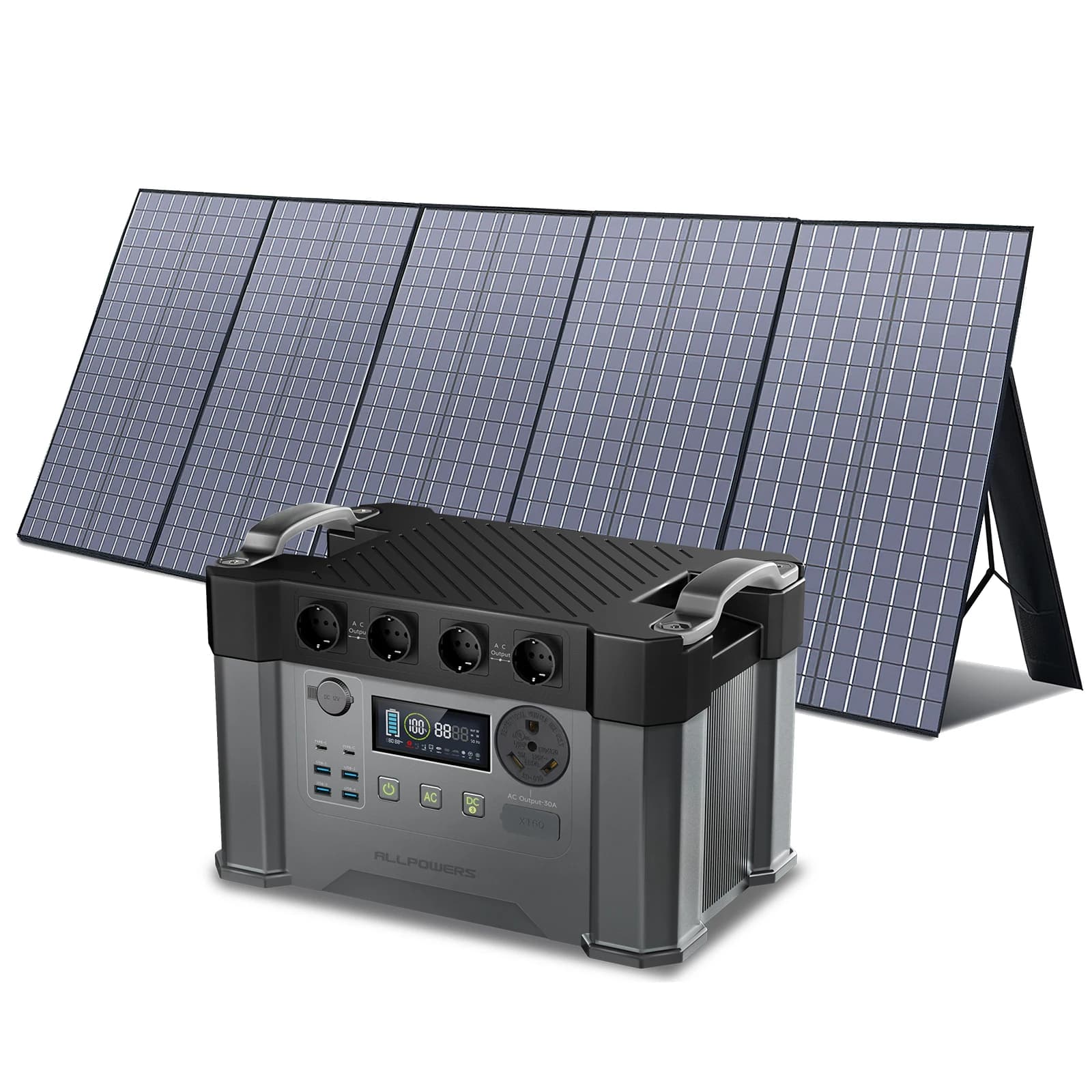 ALLPOWERS S2000 Pro 2400W Power Station and 400W Solar Panel