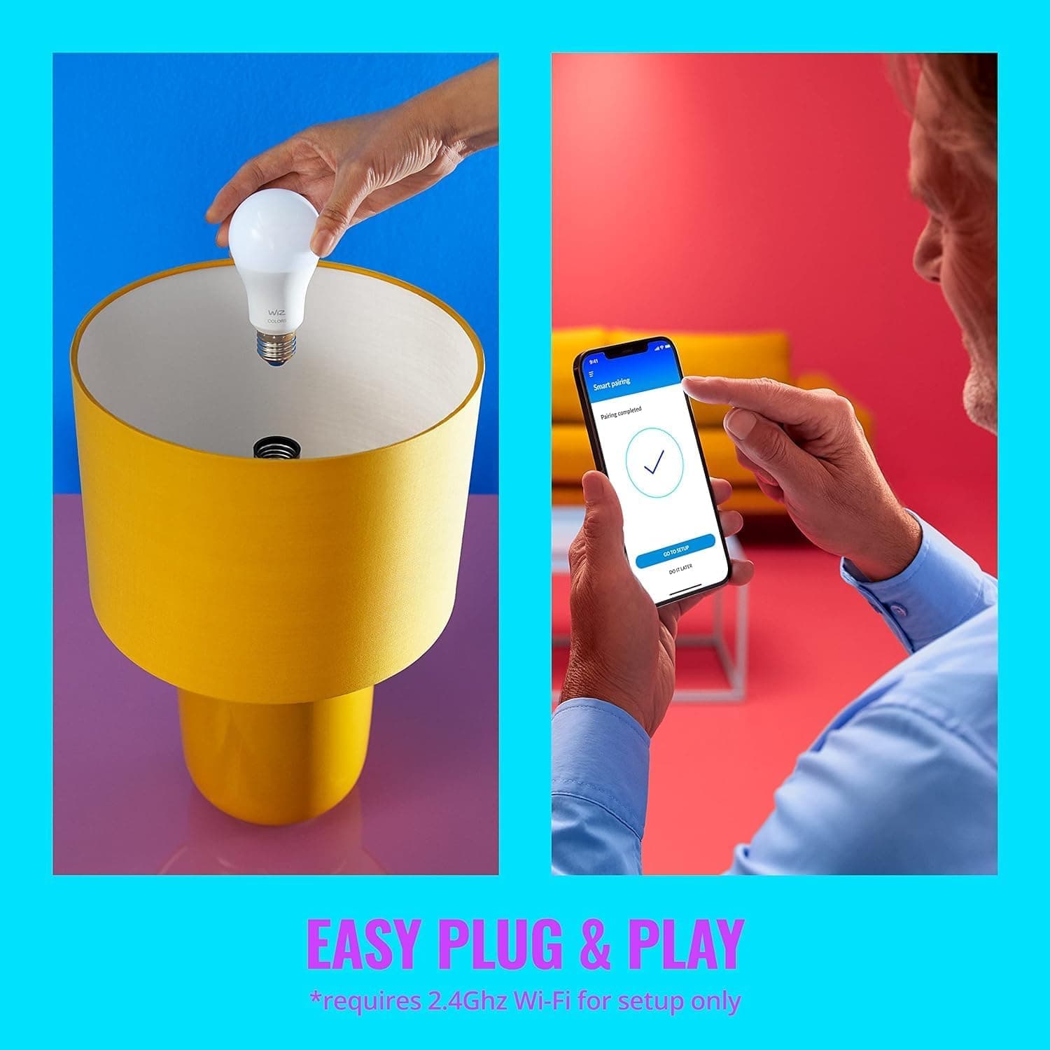 Smart LED Bulb Pack: Wi-Fi Controlled and Motion Activated - image 4