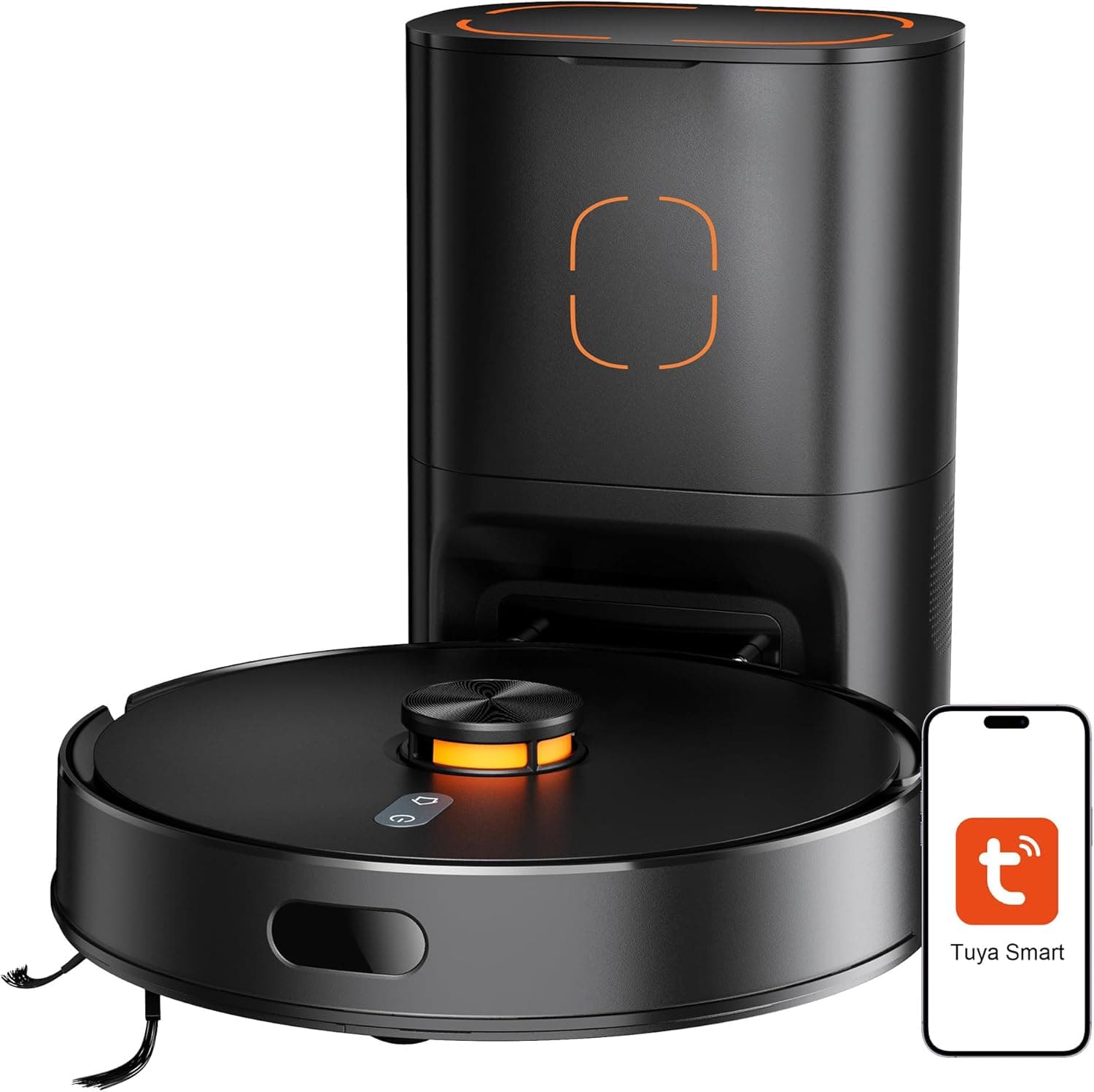 WSUANE Robot Vacuum and Mop Combo with Self-Empty Dock