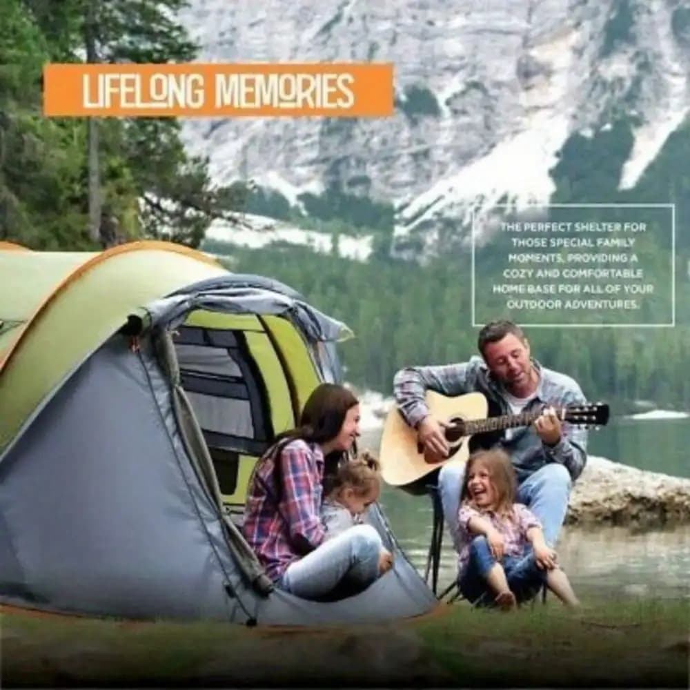 Premium 4-Person Easy Pop Up Camping Tent - image 5