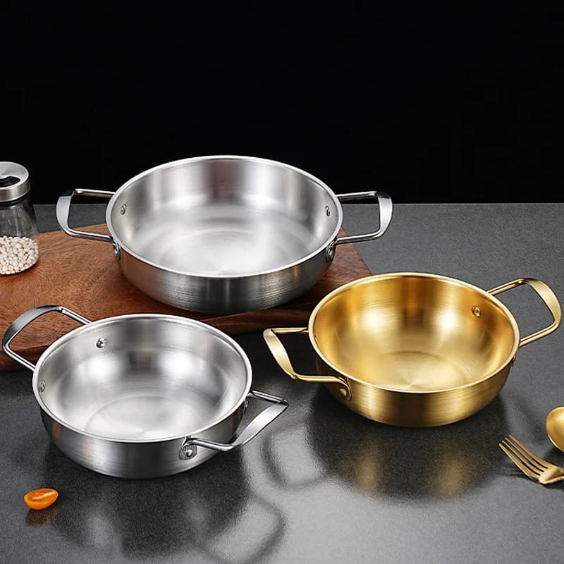 Instant Noodle Pot Stainless Steel Cooking Pot