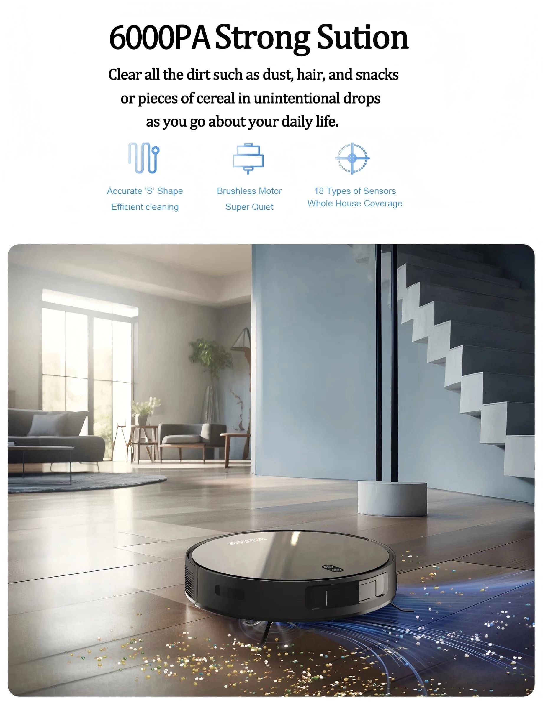 Robot Vacuum Cleaner Combo and Mop - image 5