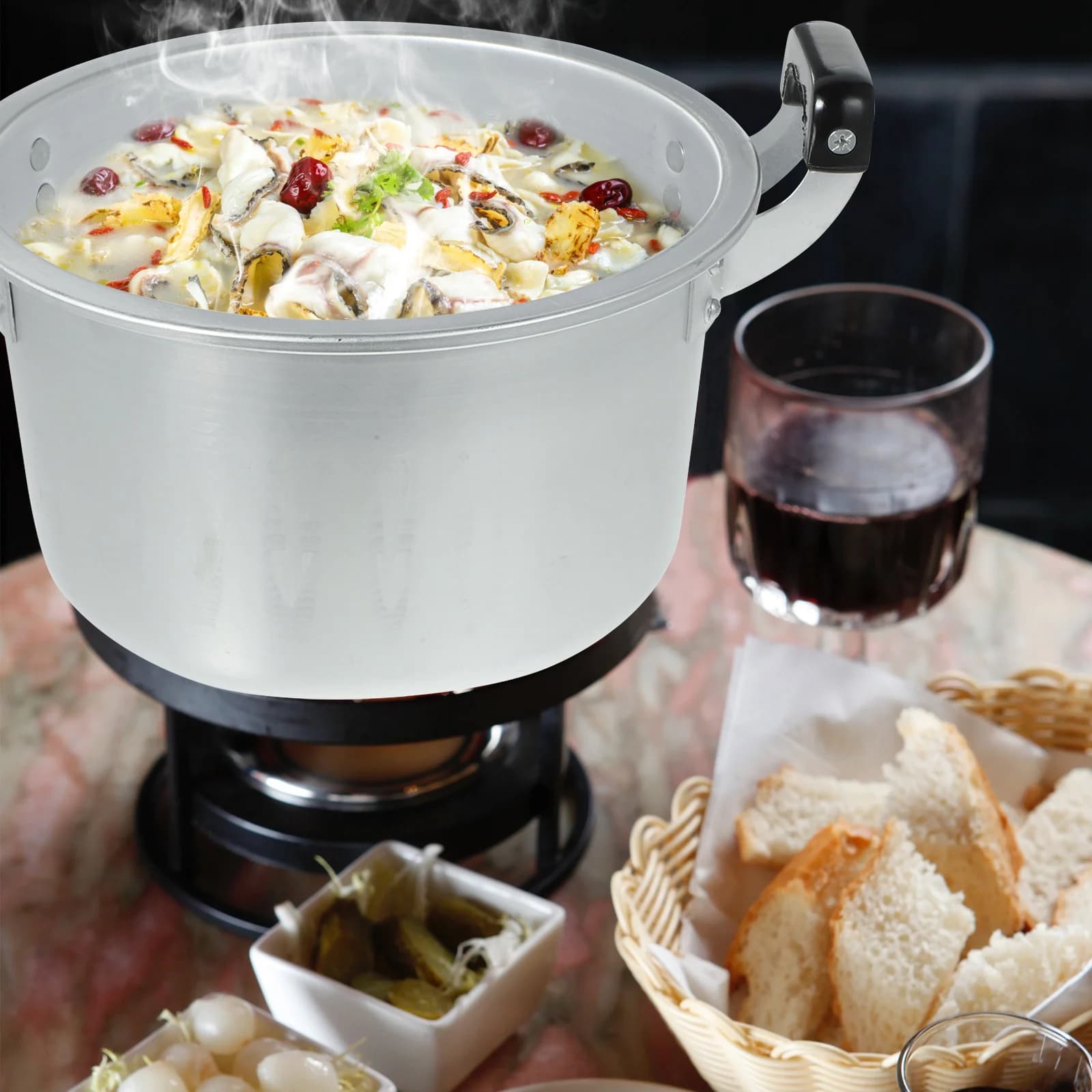 Aluminum Steam Pot Multifunctional Cooking Pot - image 5