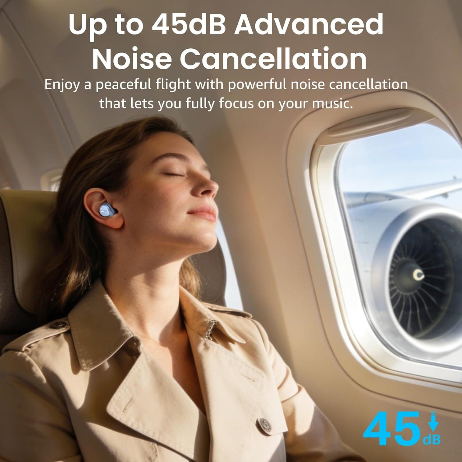 TOZO NC9 Hybrid Active Noise Cancelling Wireless Earbuds - image 2