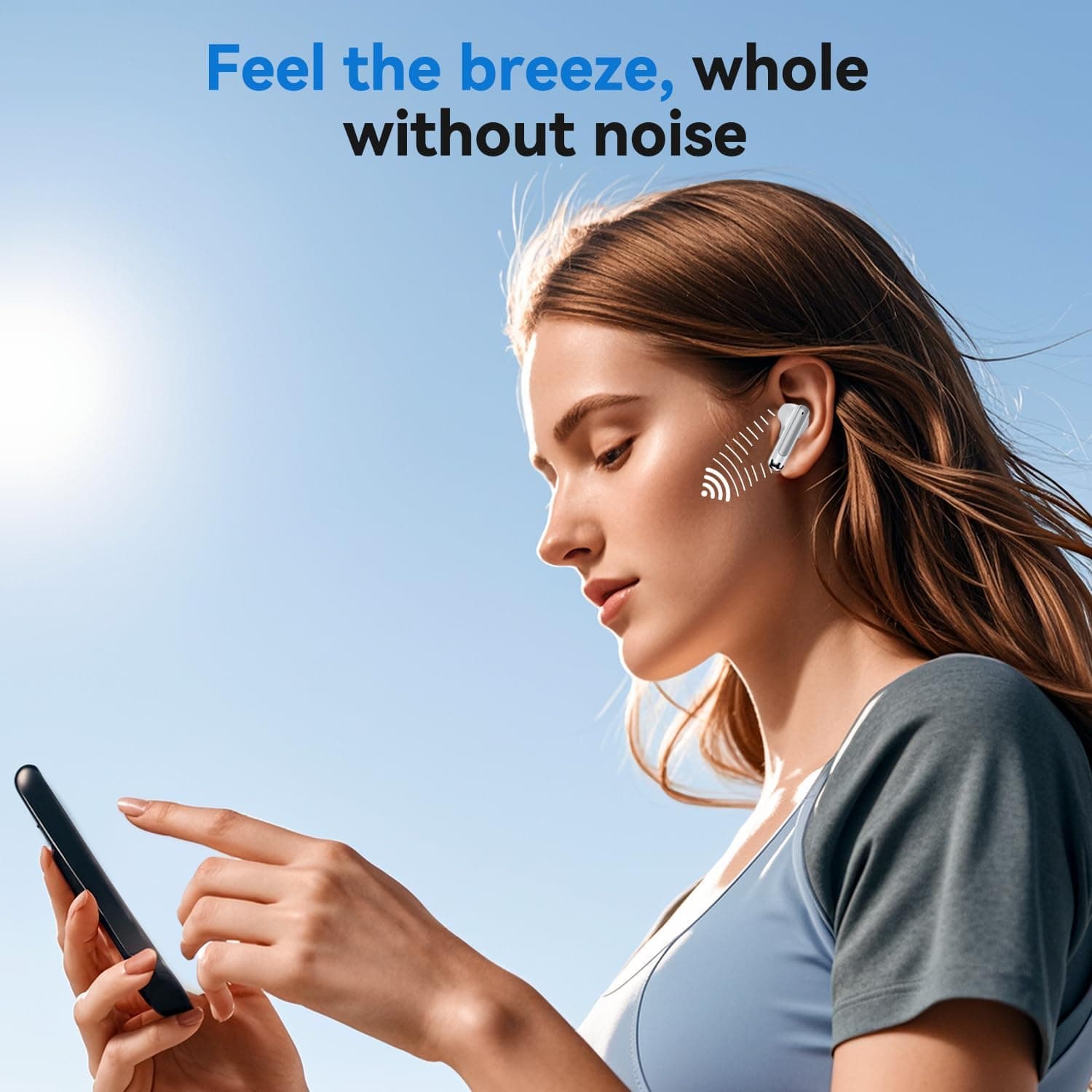 JYUESJKJ Bluetooth 5.4 Wireless Earbuds with USB-C Case - image 5