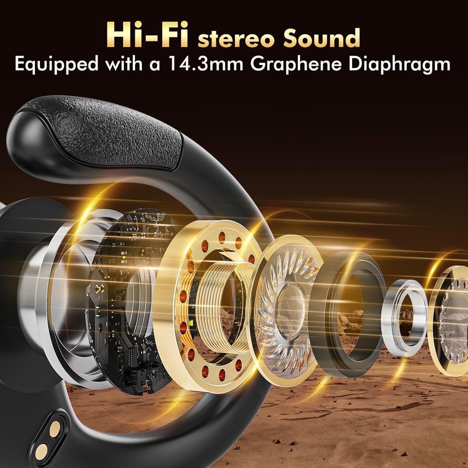 HAOYUYAN Wireless Earbuds with 80Hrs Playtime & Noise Canceling - image 3