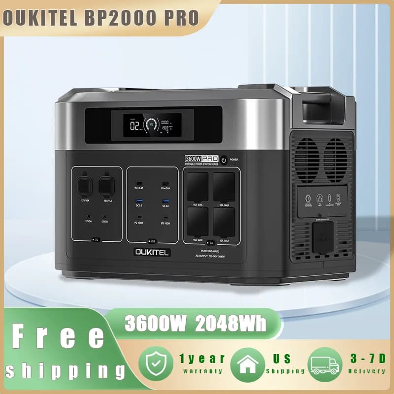 OUKITEL BP2000 PRO Portable Power Station
