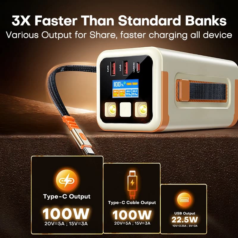 QOOVI 50000mAh Power Bank Portable Charger - image 2