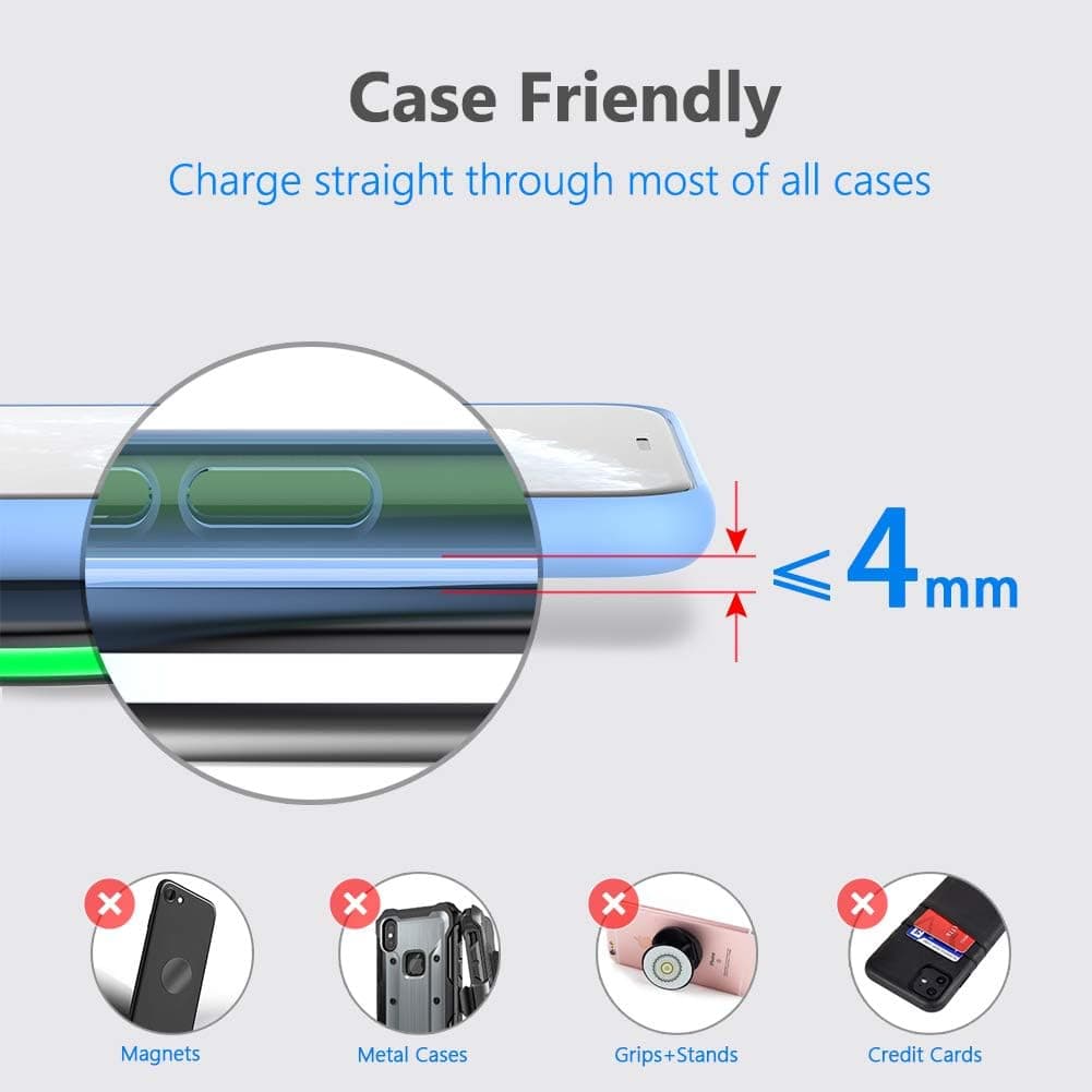 Yootech 10W Max Wireless Charging Pad for iPhone and Samsung - image 4