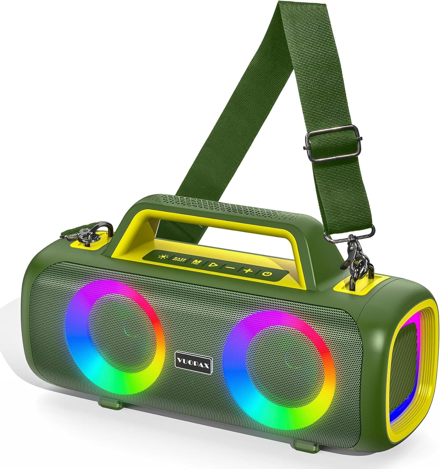 VUOPAX 140W Portable Bluetooth Speaker with Mic Input