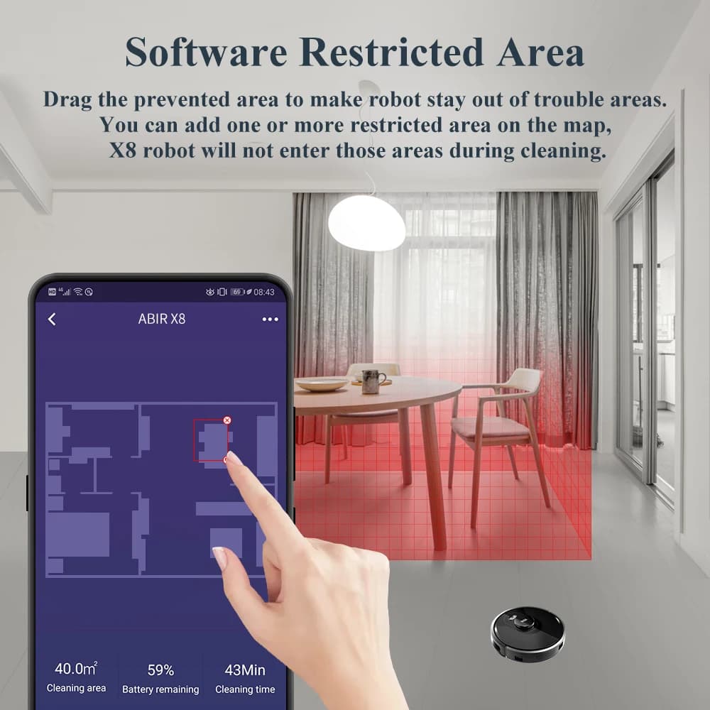 ABIR X8 Robot Vacuum Cleaner - image 5