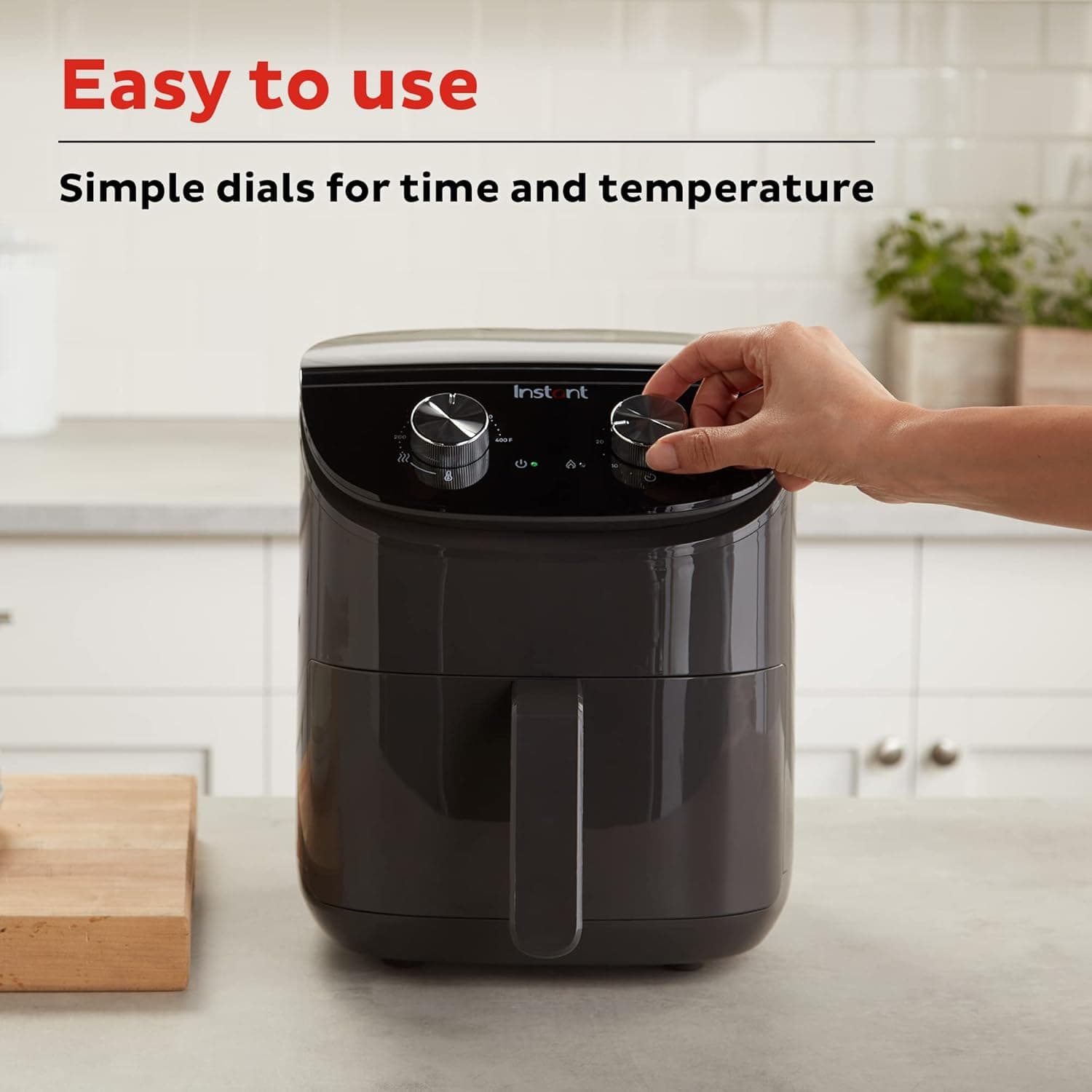 Instant Pot Essentials 4-Quart Air Fryer with Manual Dials - image 3