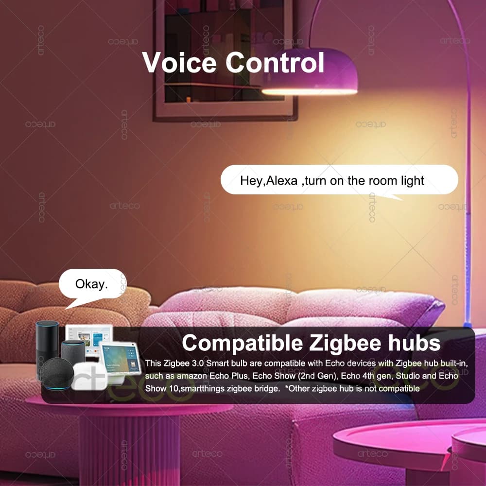 Zigbee E27 LED Smart Bulb for Alexa - image 5