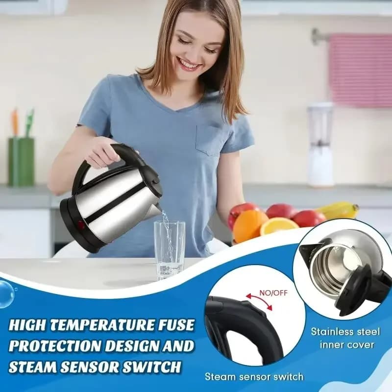 2L Food-grade Stainless Steel Electric Kettle - image 3