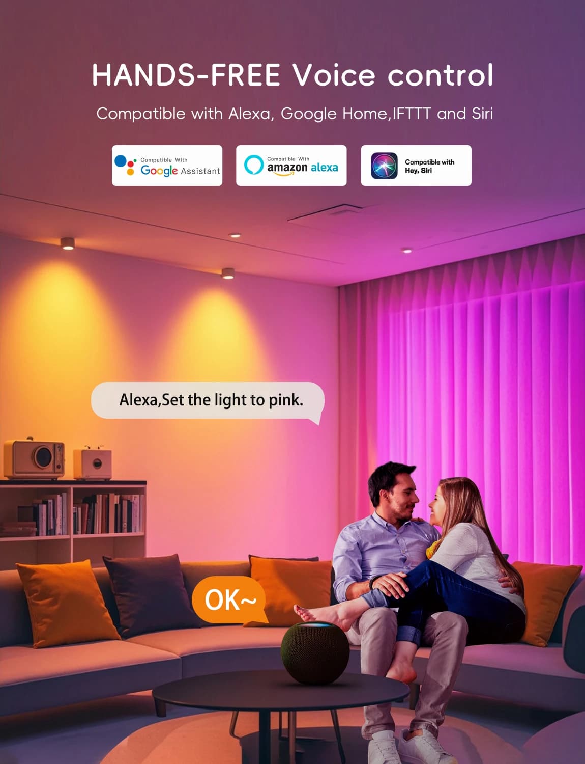 NINFULL Smart Light Bulbs RGB E27 GU10 Led Bulb - image 3