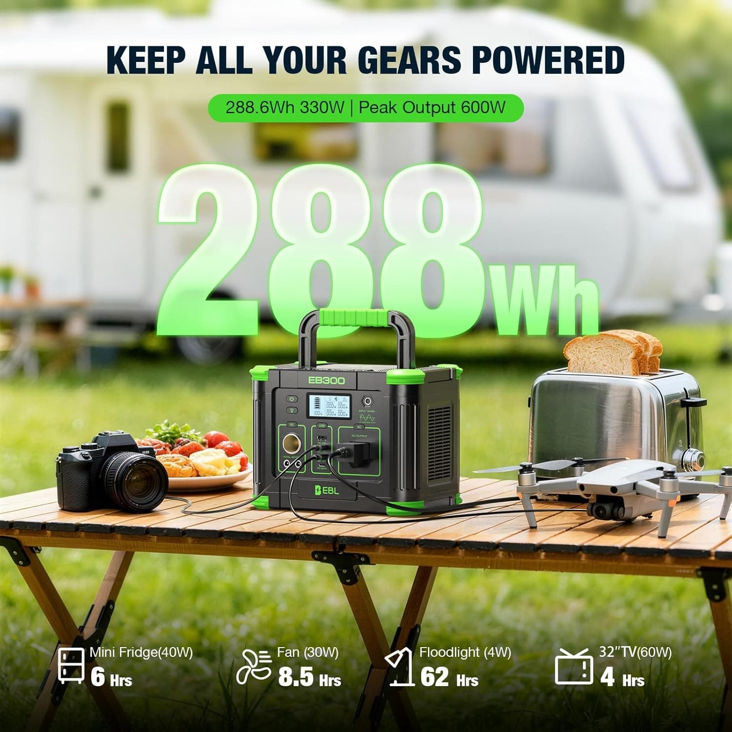 EBL Portable Power Station 300W - image 3