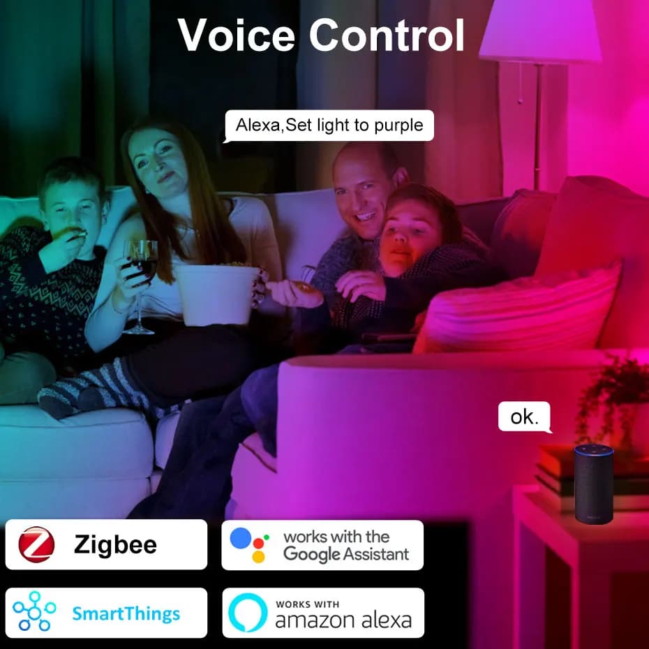 Zigbee Smart LED Light Bulb 15W E27 B22 - image 4