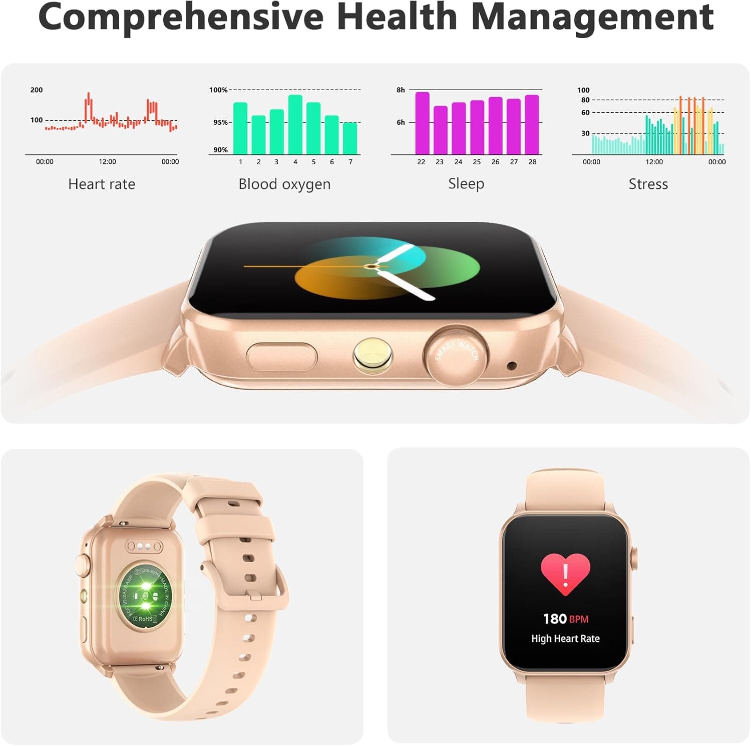 Blackview 1.91-Inch Fitness Smart Watch with Built-in Flashlight - image 4