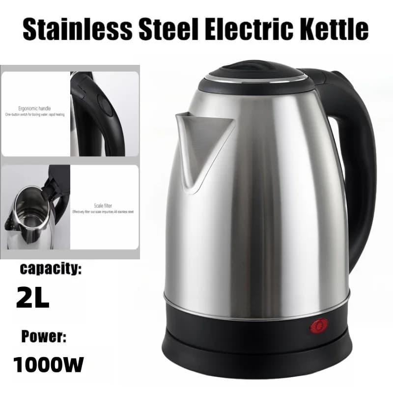2L Food-grade Stainless Steel Electric Kettle - image 4