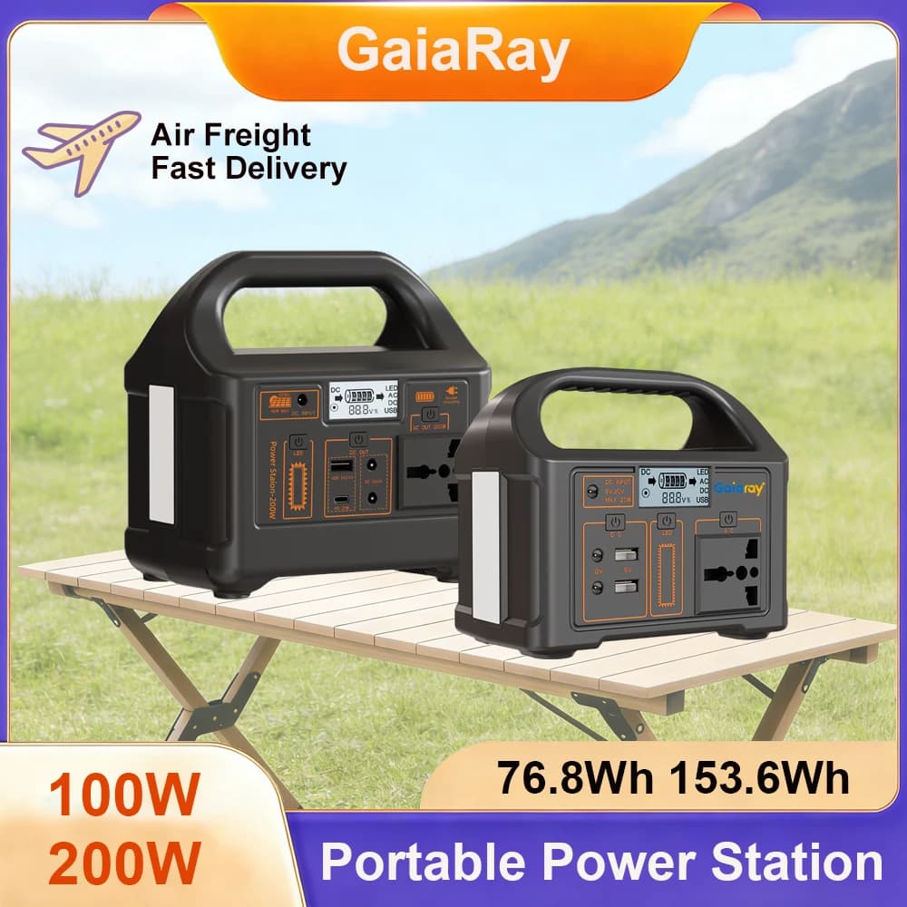 Gaiaray Portable Power Station - Solar Generator