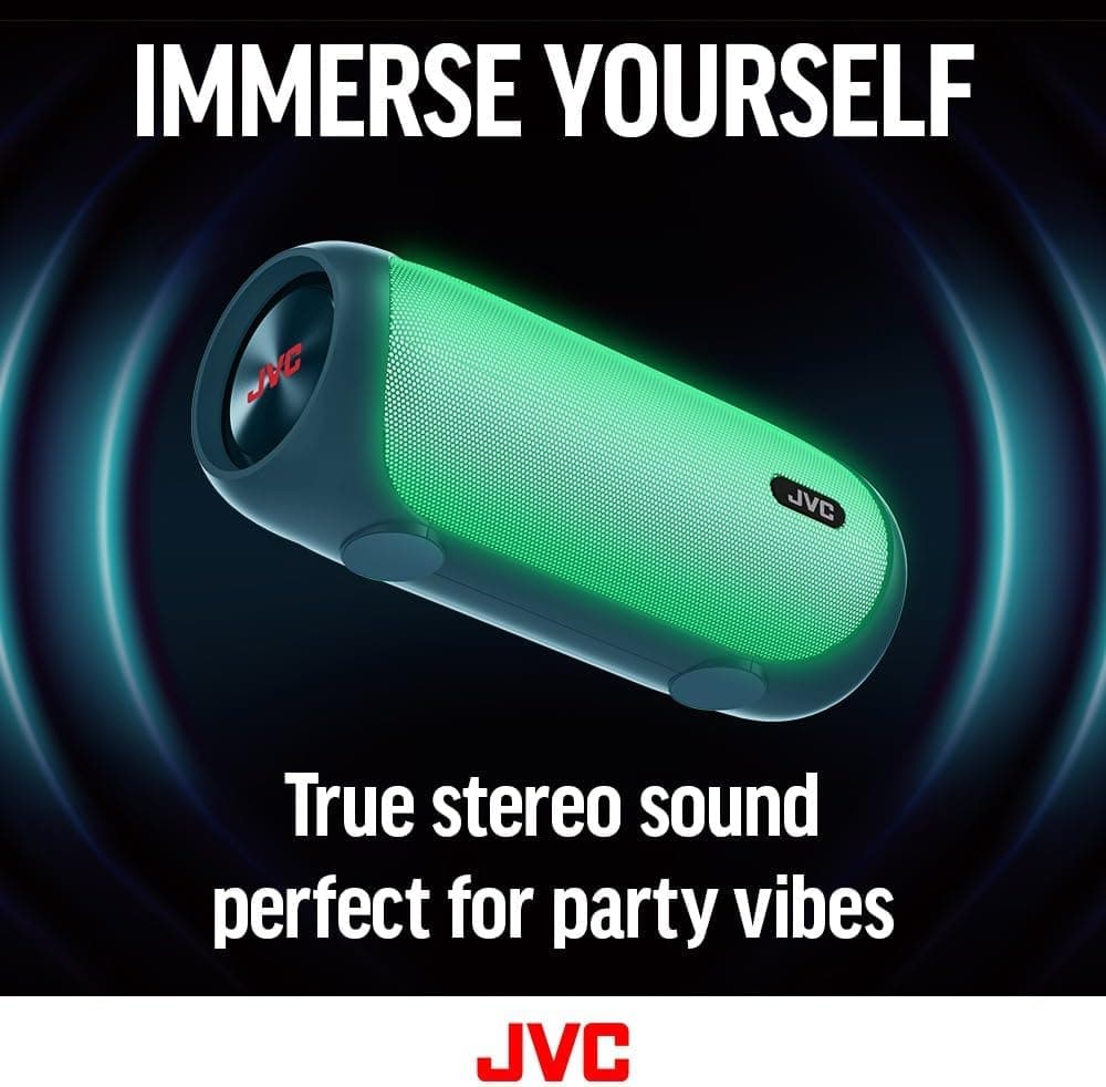 JVC SPPA7BTB Portable Wireless Speaker with LED Lights - image 4