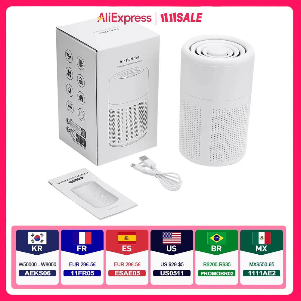 Mini Desktop Air Purifier