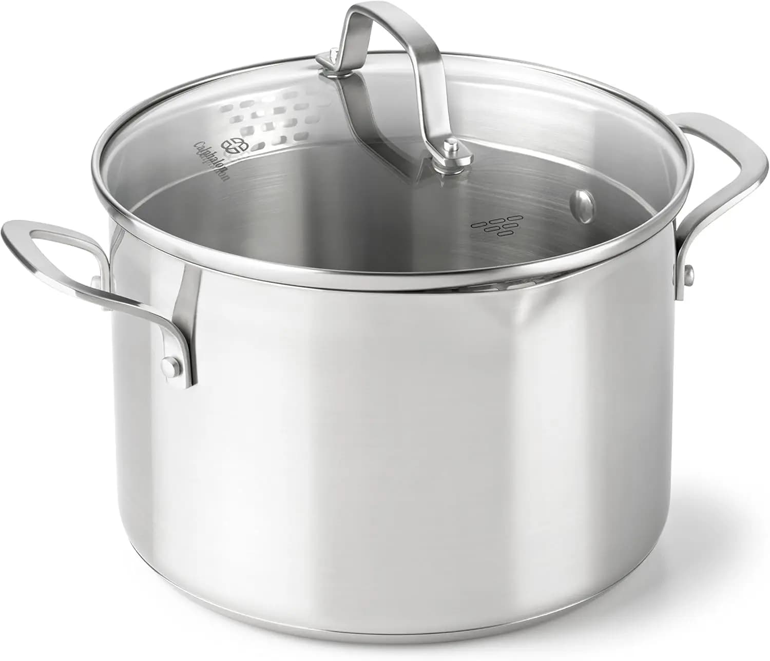 Stainless Steel Cookware Stock Pot, 6-Quart