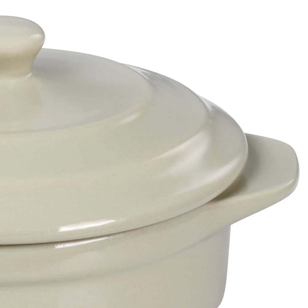 Stoneware Mini Casserole Dish Round Utility - image 5