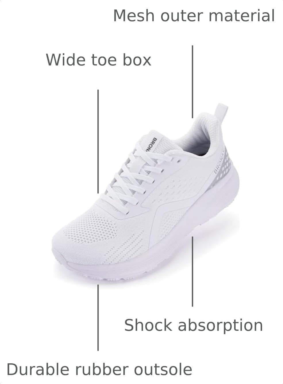 BRONAX Women's Wide Toe Box Road Running Shoes Sneakers - image 2