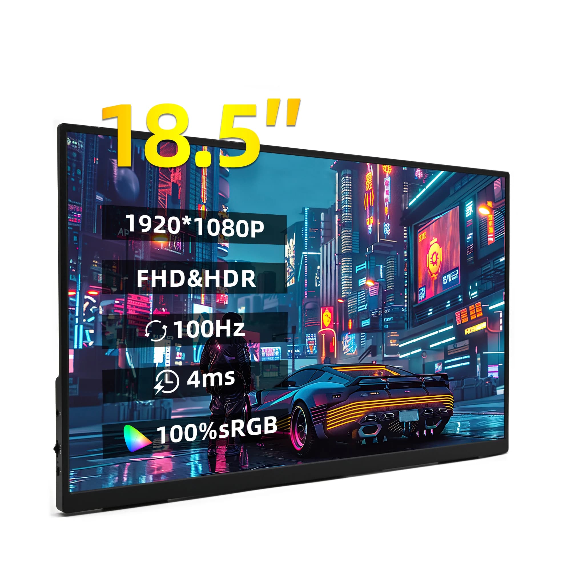 ZSUS 18-Inch Portable Monitor - 1080P HDR Display
