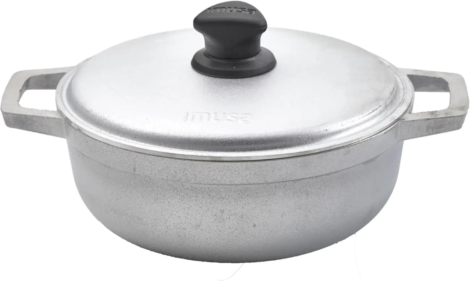 2QT Cast Aluminum Caldero Stock Pot with Lid