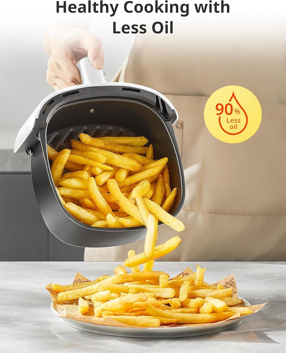 COMFEE' Compact 2.1 Quart Air Fryer - image 2