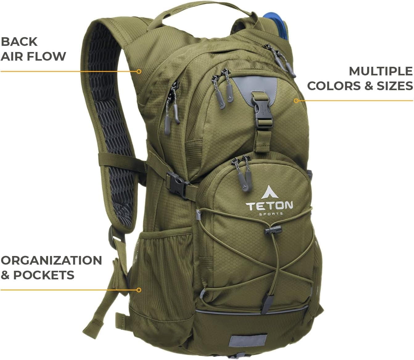 TETON Sports Oasis/Trailrunner Hydration Backpack 18L/22L - image 2