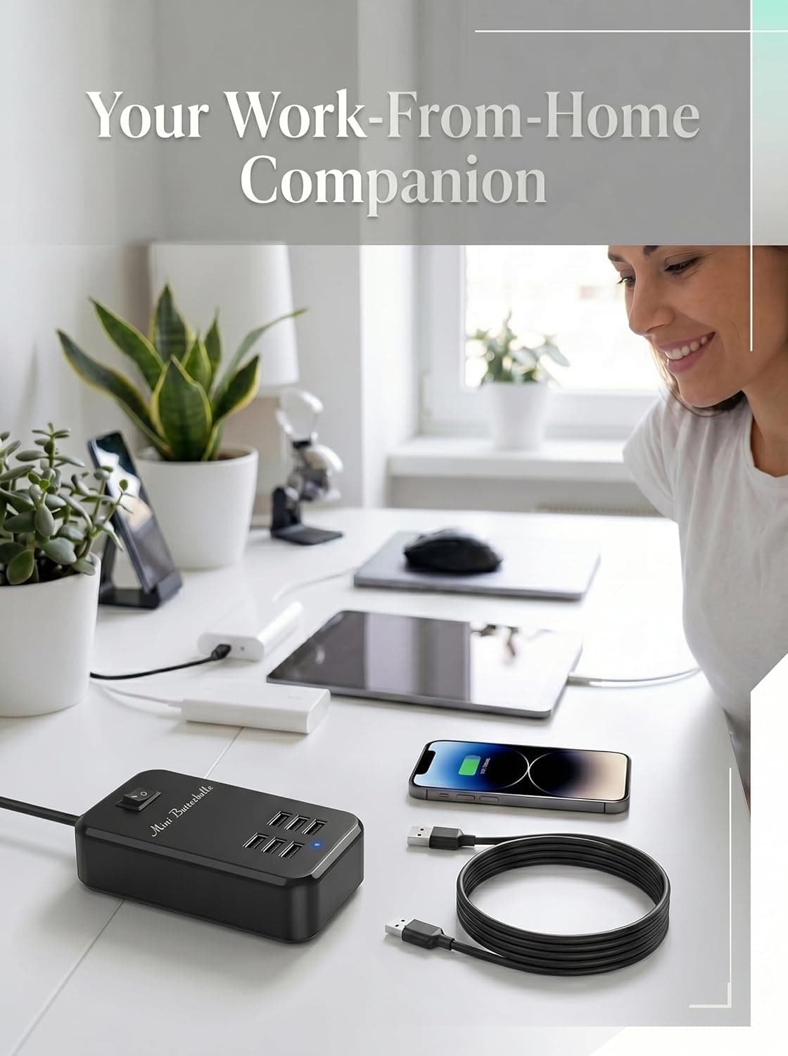 Mini Butterballe 6-Port USB Desktop Charging Station - image 5