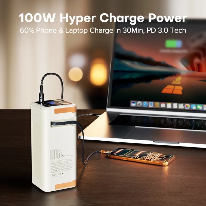 QOOVI 50000mAh Power Bank Portable Charger - image 3
